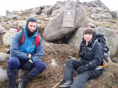 Philip & Linzee visit the crash site in May 2006